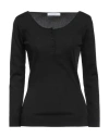 Chiara Boni La Petite Robe Woman T-shirt Black Size 2 Polyamide, Elastane In Black