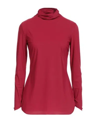 Chiara Boni La Petite Robe Woman T-shirt Brick Size 10 Polyamide, Elastane