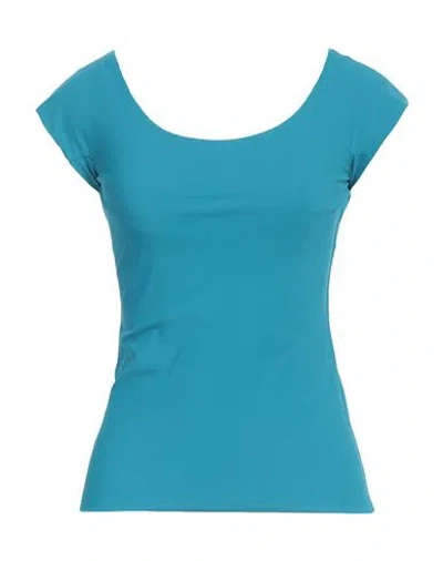 Chiara Boni La Petite Robe Woman T-shirt Deep Teal Size 10 Polyamide, Elastane In Green