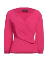 Chiara Boni La Petite Robe Woman T-shirt Fuchsia Size 4 Polyamide, Elastane In Pink