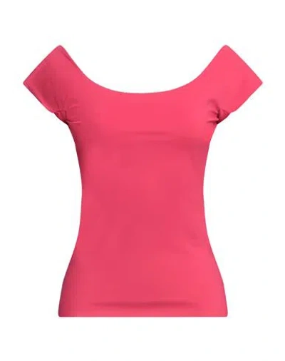 Chiara Boni La Petite Robe Woman T-shirt Garnet Size 10 Polyamide, Elastane In Red