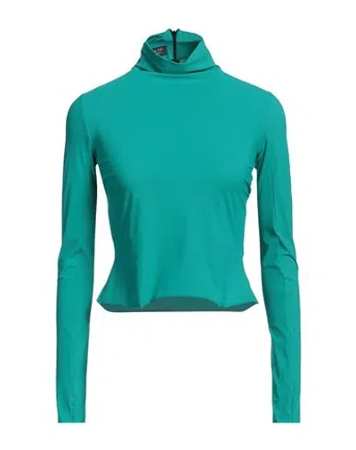 Chiara Boni La Petite Robe Woman T-shirt Green Size 4 Polyamide, Elastane In Green