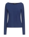 Chiara Boni La Petite Robe Woman T-shirt Navy Size 12 Polyamide, Elastane