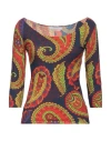 Chiara Boni La Petite Robe Woman T-shirt Navy Size 4 Polyamide, Elastane In Navy Blue