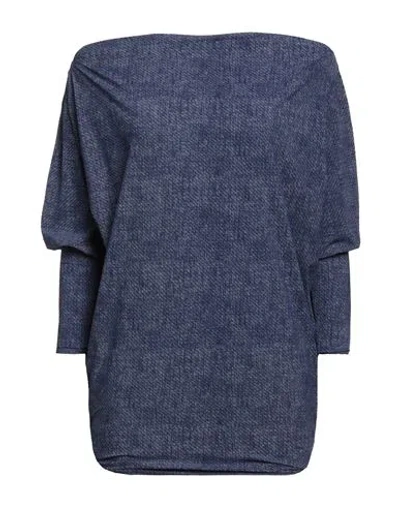 Chiara Boni La Petite Robe Woman T-shirt Navy Size M Polyamide, Elastane In Navy Blue