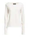 Chiara Boni La Petite Robe Woman T-shirt Off White Size 12 Polyamide, Elastane