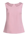 Chiara Boni La Petite Robe Woman Top Antique Rose Size 4 Polyamide, Elastane In Pink