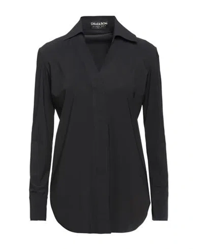 Chiara Boni La Petite Robe Woman Top Black Size 10 Polyamide, Elastane