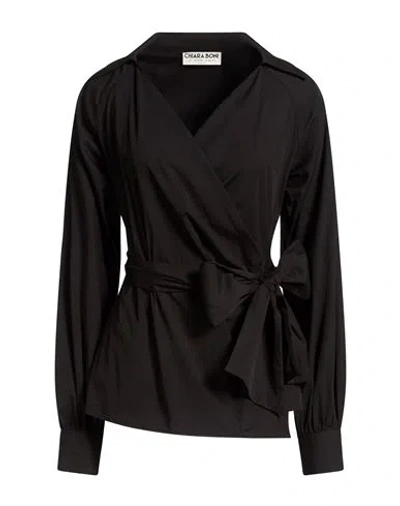 Chiara Boni La Petite Robe Woman Top Black Size 4 Cotton, Polyamide, Elastane In Red