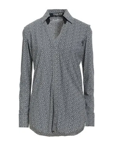 Chiara Boni La Petite Robe Woman Top Black Size 4 Polyamide, Elastane In Gray