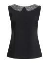 Chiara Boni La Petite Robe Woman Top Black Size 4 Polyamide, Elastane