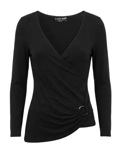 Chiara Boni La Petite Robe Woman Top Black Size 4 Wool