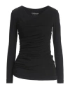 Chiara Boni La Petite Robe Woman Top Black Size 6 Polyamide, Elastane