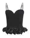 Chiara Boni La Petite Robe Woman Top Black Size 8 Polyamide, Elastane