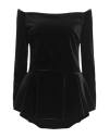 Chiara Boni La Petite Robe Woman Top Black Size 8 Polyester, Polyamide, Elastane