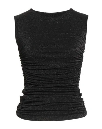Chiara Boni La Petite Robe Woman Top Black Size L Polyamide, Viscose, Elastane, Polyester