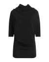 Chiara Boni La Petite Robe Woman Top Black Size L Viscose, Elastane In Black