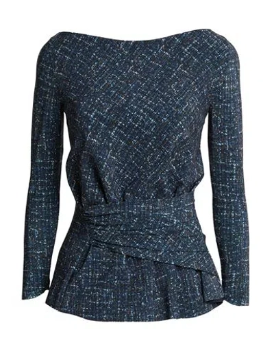 Chiara Boni La Petite Robe Woman Top Blue Size 2 Polyamide, Elastane