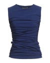 Chiara Boni La Petite Robe Woman Top Blue Size M Polyamide, Elastane