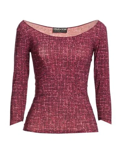 Chiara Boni La Petite Robe Woman Top Brick Size 4 Polyamide, Elastane In Brown