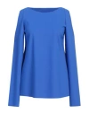 Chiara Boni La Petite Robe Woman Top Bright Blue Size 8 Polyamide, Elastane