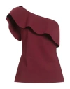 Chiara Boni La Petite Robe Woman Top Burgundy Size 10 Polyamide, Elastane
