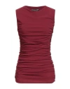 Chiara Boni La Petite Robe Woman Top Burgundy Size M Polyamide, Elastane