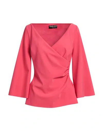 Chiara Boni La Petite Robe Woman Top Coral Size 10 Polyamide, Elastane In Pink