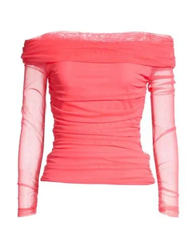 Chiara Boni La Petite Robe Woman Top Coral Size 2 Polyamide, Elastane In Red