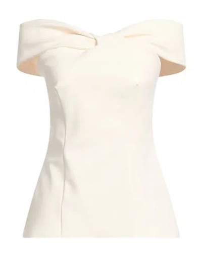 Chiara Boni La Petite Robe Woman Top Cream Size 4 Polyamide, Elastane In Neutral