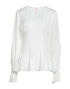 Chiara Boni La Petite Robe Woman Top Cream Size M Polyamide, Elastane