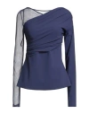 Chiara Boni La Petite Robe Woman Top Dark Purple Size 12 Polyamide, Elastane In Purple
