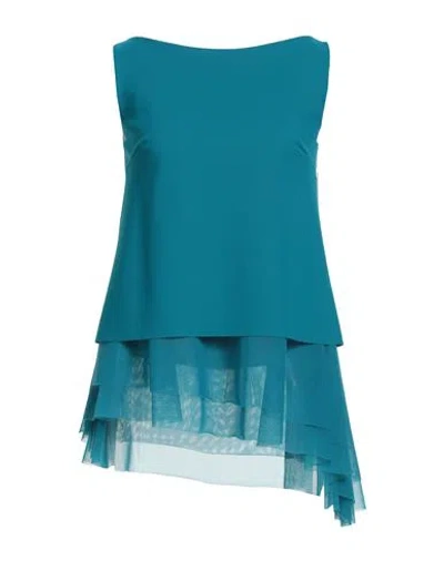 Chiara Boni La Petite Robe Woman Top Deep Teal Size 6 Polyamide, Elastane In Green