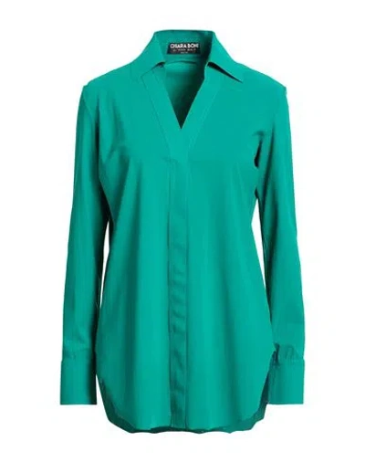 Chiara Boni La Petite Robe Woman Top Emerald Green Size 10 Polyamide, Elastane