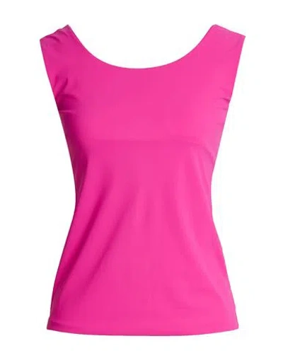 Chiara Boni La Petite Robe Woman Top Fuchsia Size 4 Polyamide, Elastane In Pink