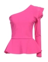 Chiara Boni La Petite Robe Natty Bell Sleeve Top In Pink