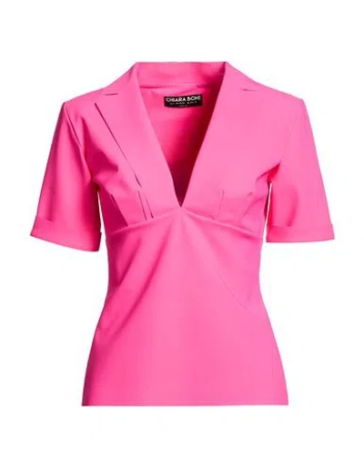 Chiara Boni La Petite Robe Woman Top Fuchsia Size 8 Polyamide, Elastane In Pink