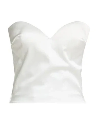 Chiara Boni La Petite Robe Woman Top Ivory Size 2 Polyamide, Elastane In White