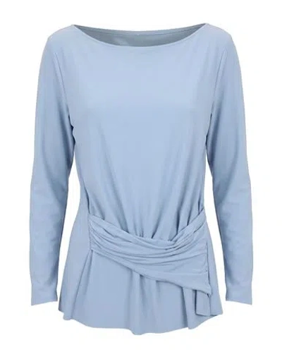Chiara Boni La Petite Robe Woman Top Light Blue Size 8 Polyamide, Elastane