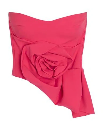 Chiara Boni La Petite Robe Woman Top Magenta Size 4 Polyamide, Elastane In Red