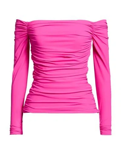 Chiara Boni La Petite Robe Woman Top Magenta Size 6 Polyamide, Elastane In Pink