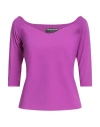 CHIARA BONI LA PETITE ROBE CHIARA BONI LA PETITE ROBE WOMAN TOP MAUVE SIZE 6 POLYAMIDE, ELASTANE