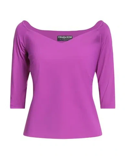 Chiara Boni La Petite Robe Woman Top Mauve Size 6 Polyamide, Elastane