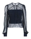 Chiara Boni La Petite Robe Woman Top Midnight Blue Size 12 Polyamide, Elastane In Blue