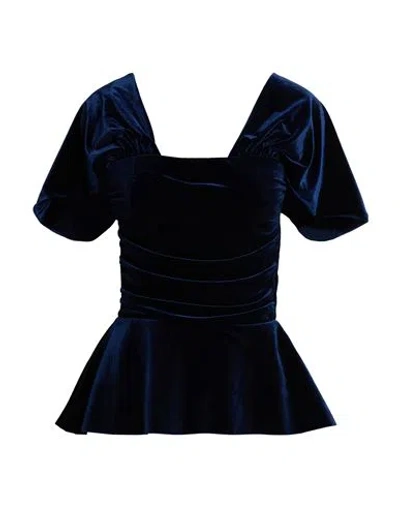 Chiara Boni La Petite Robe Woman Top Midnight Blue Size 4 Polyester, Polyamide, Elastane
