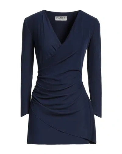 Chiara Boni La Petite Robe Woman Top Midnight Blue Size 4 Viscose, Polyamide, Elastane
