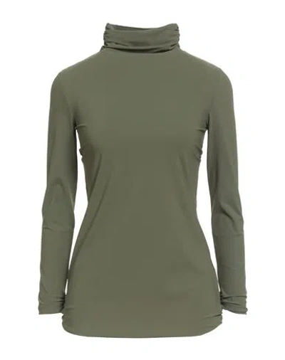 Chiara Boni La Petite Robe Woman Top Military Green Size 6 Polyamide, Elastane