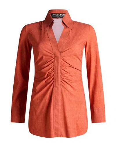 Chiara Boni La Petite Robe Woman Top Orange Size 2 Polyamide, Elastane