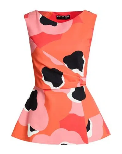 Chiara Boni La Petite Robe Woman Top Orange Size 4 Polyamide, Elastane In Red