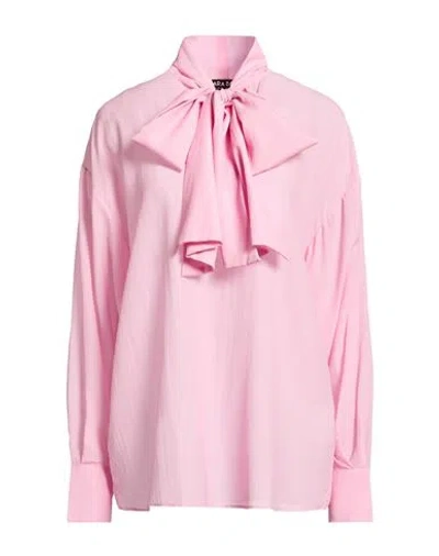 Chiara Boni La Petite Robe Woman Top Pink Size 2 Silk